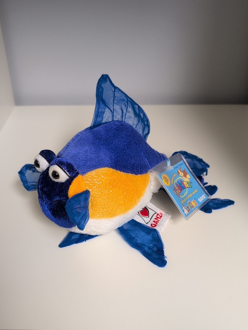 ♥️NWT♥️ Webkinz Lilkinz Purple Goldfish New With Sealed Code Y2k Collectible